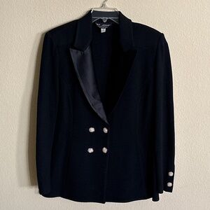 Vintage St John Knits Tuxedo Jacket